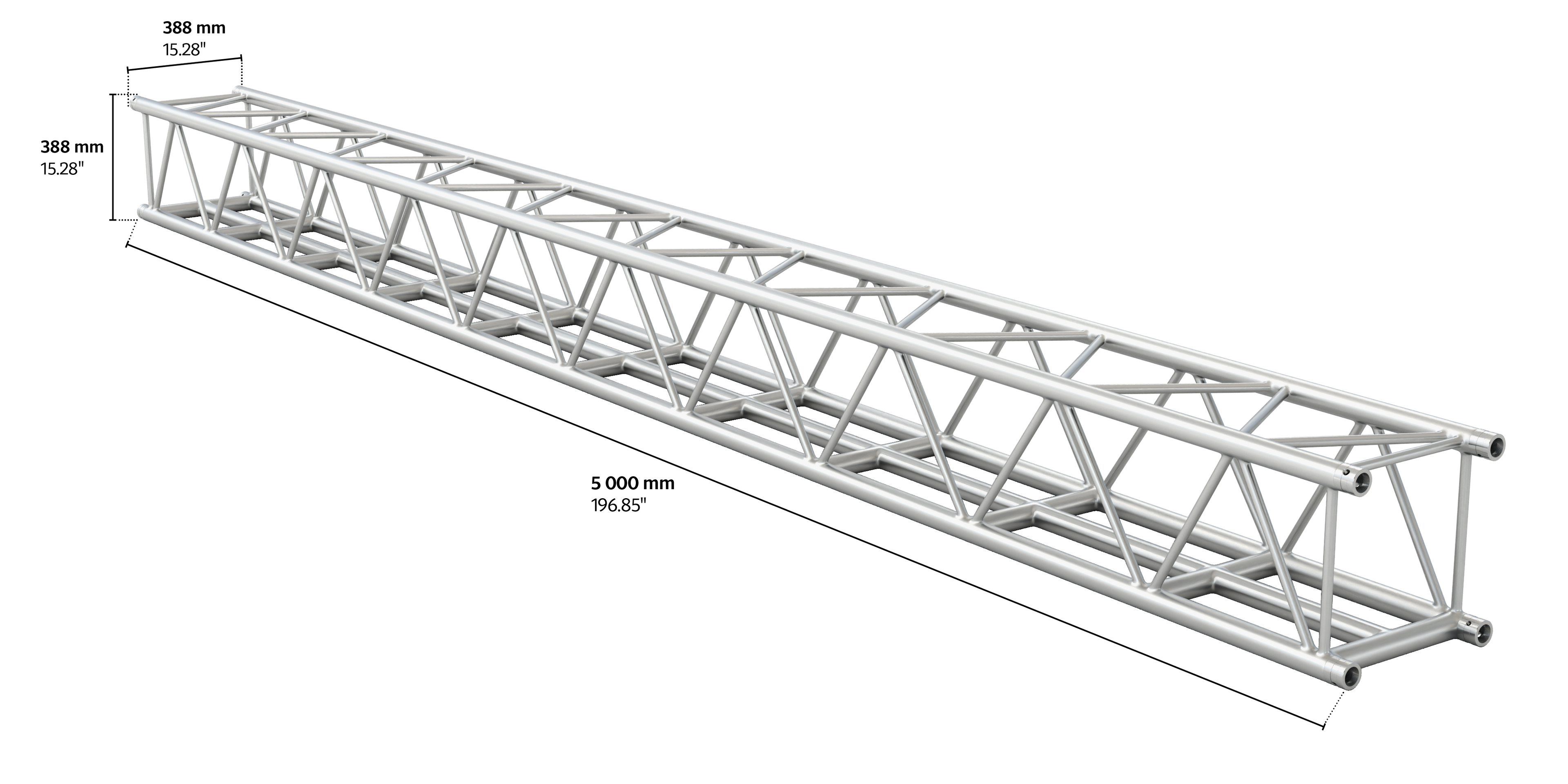 M390L-LED quatro 5m length truss HD