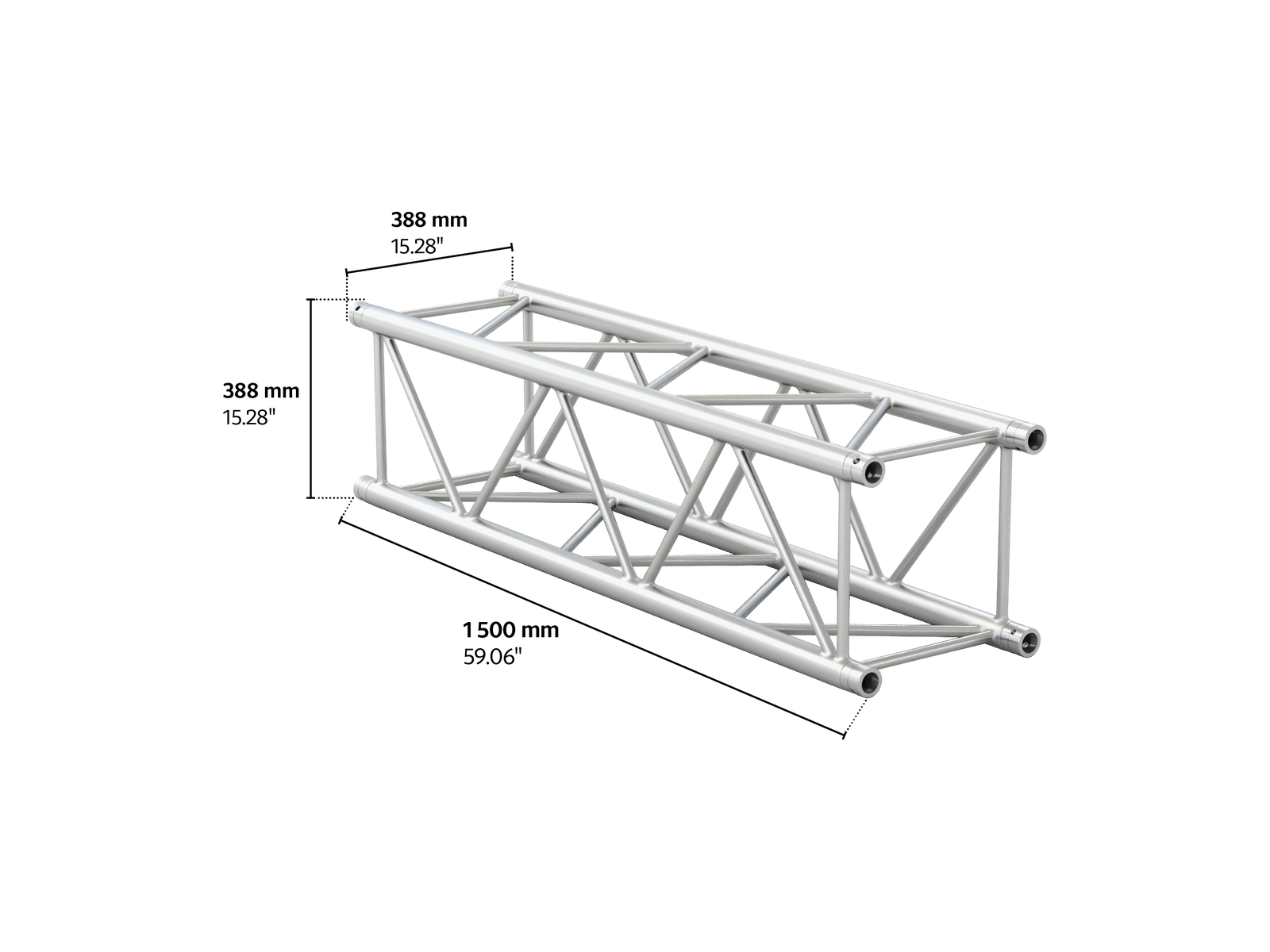 M390LF quatro 1,5m length truss HD