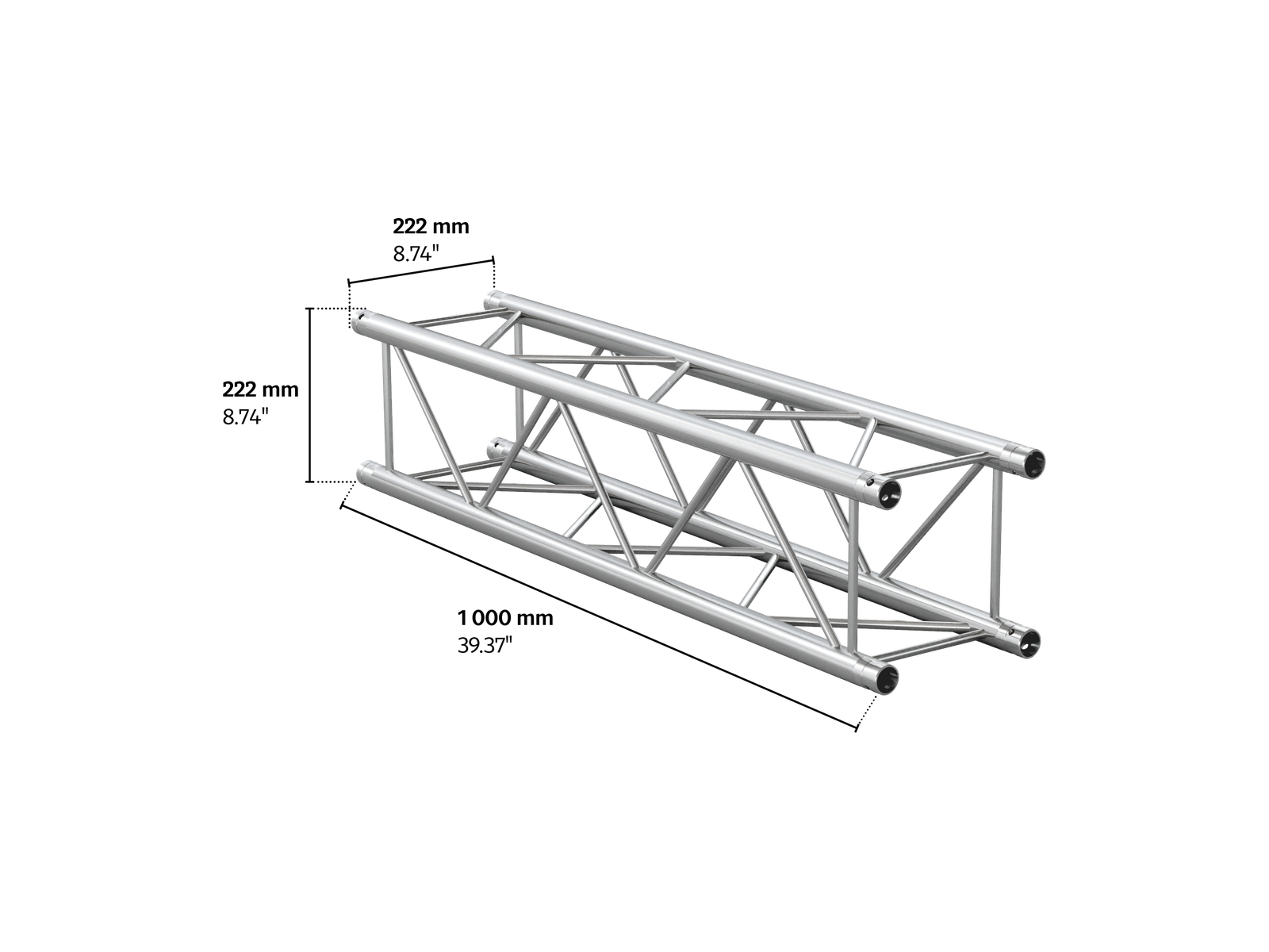 M222 quatro 1m length truss