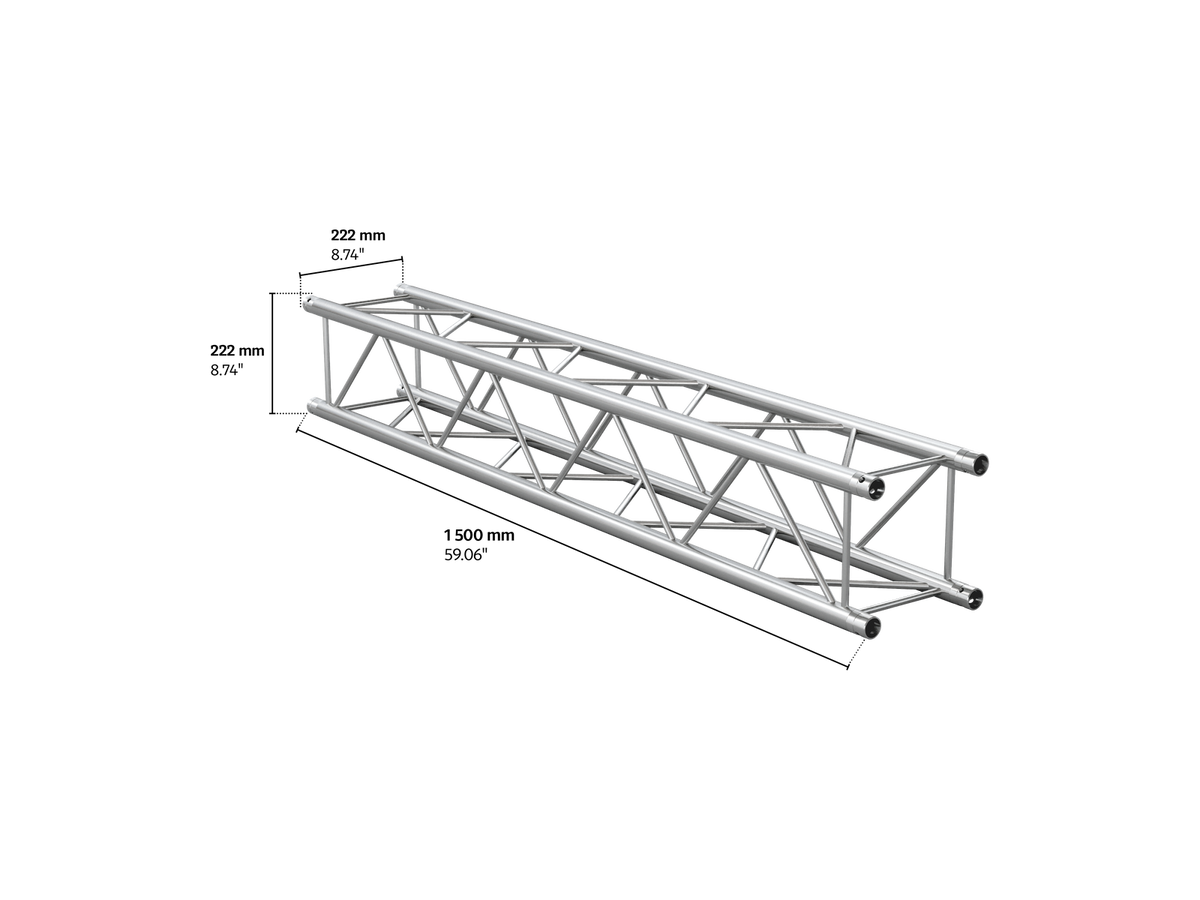 M222 quatro 1,5m length truss