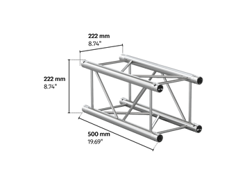 M222 quatro  0,5m length truss