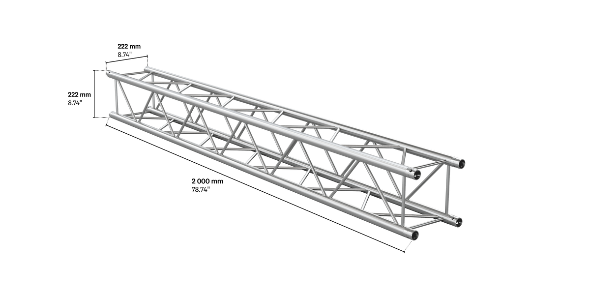 M222 quatro 2m length truss