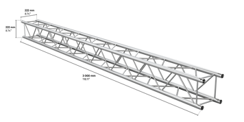 M222 quatro 3m length truss