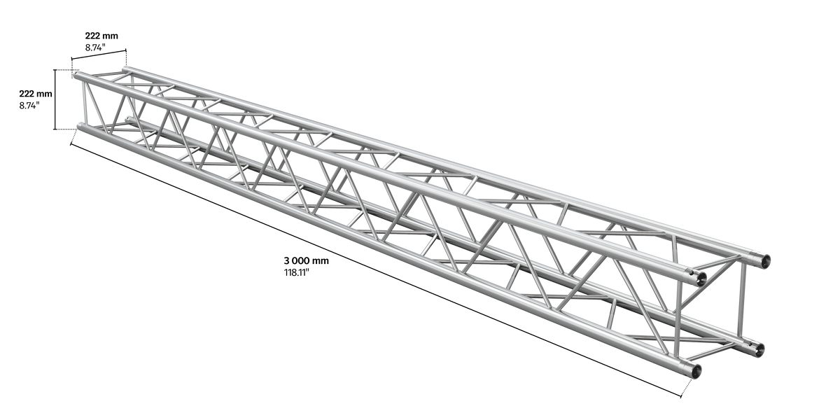 M222 quatro 3m length truss