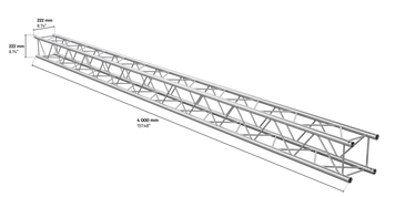 M222 quatro 4m length truss