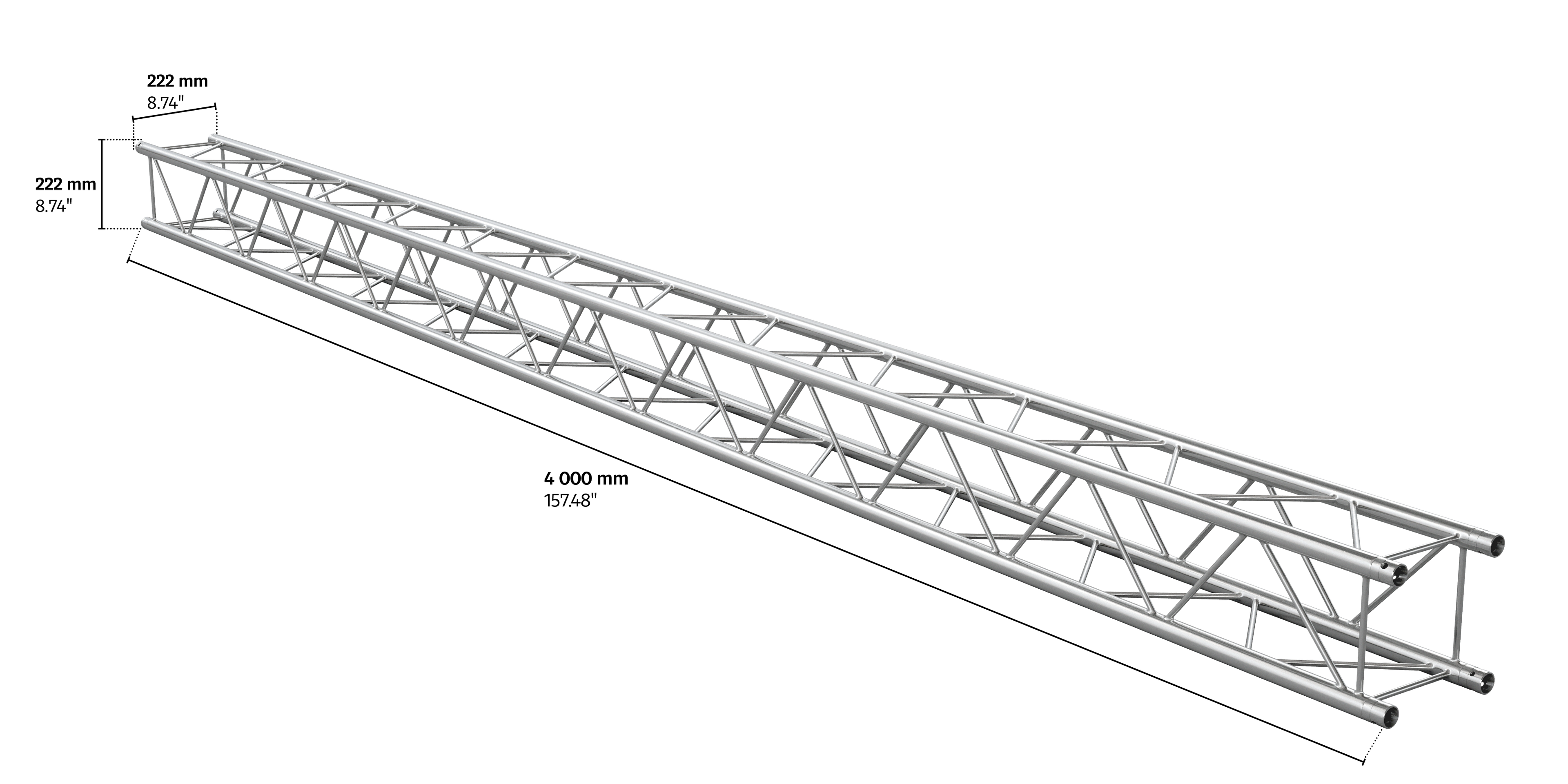 M222 quatro 4m length truss