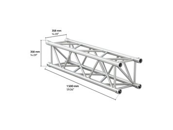M400 quatro 1,5m length truss