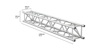 M400 quatro 2,5m length truss