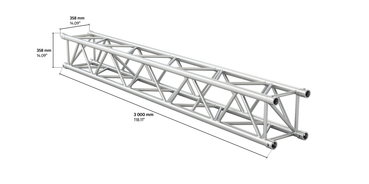 M400 quatro 3m length truss