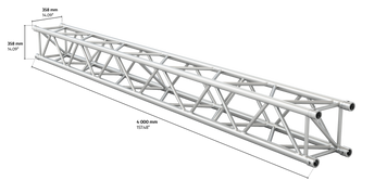 M400 quatro 4m length truss