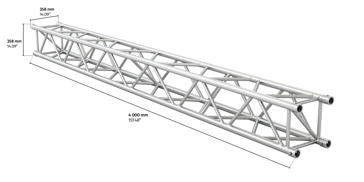 M400 quatro 4m length truss