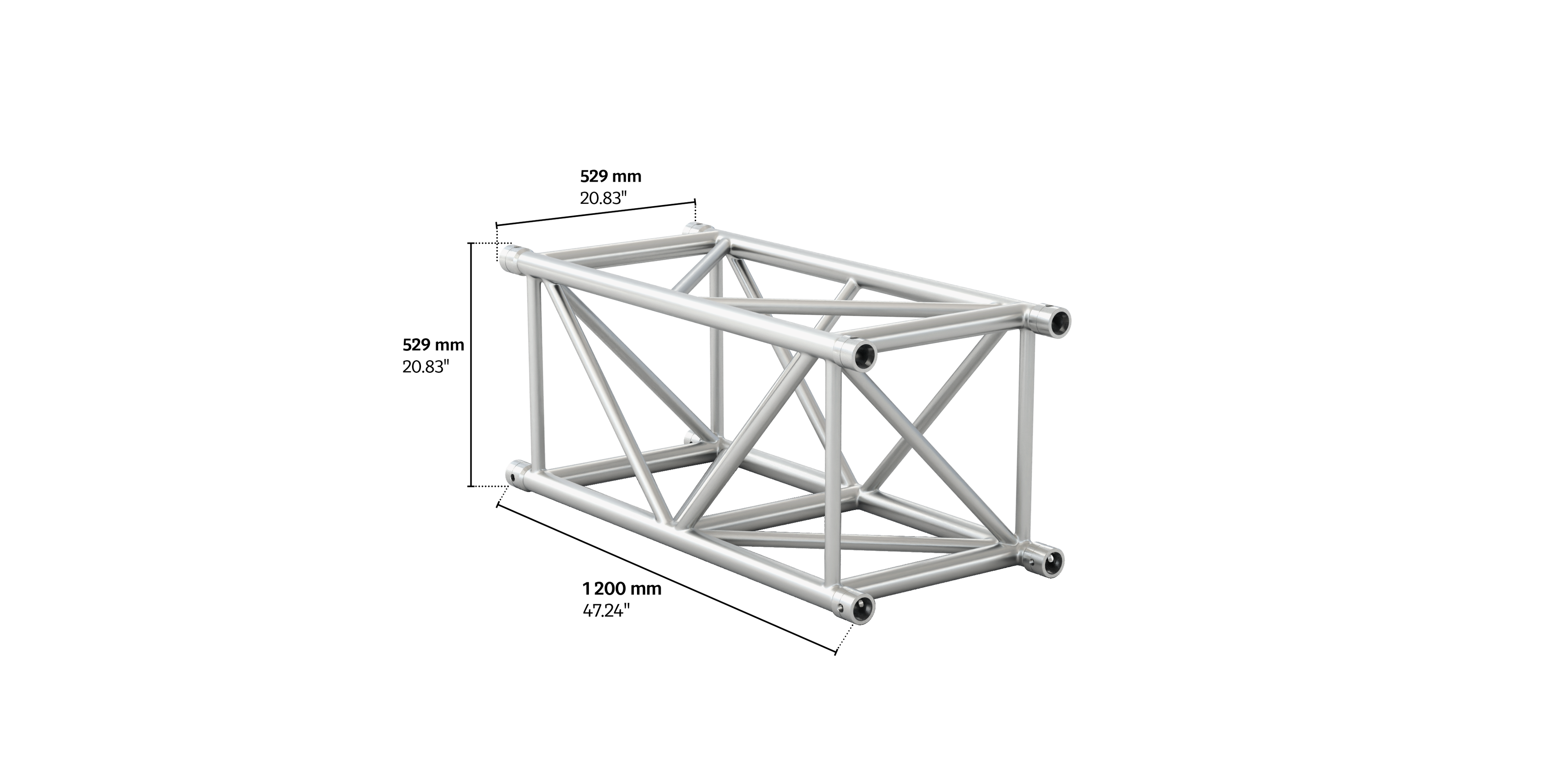 M520 quatro 1,2m length truss