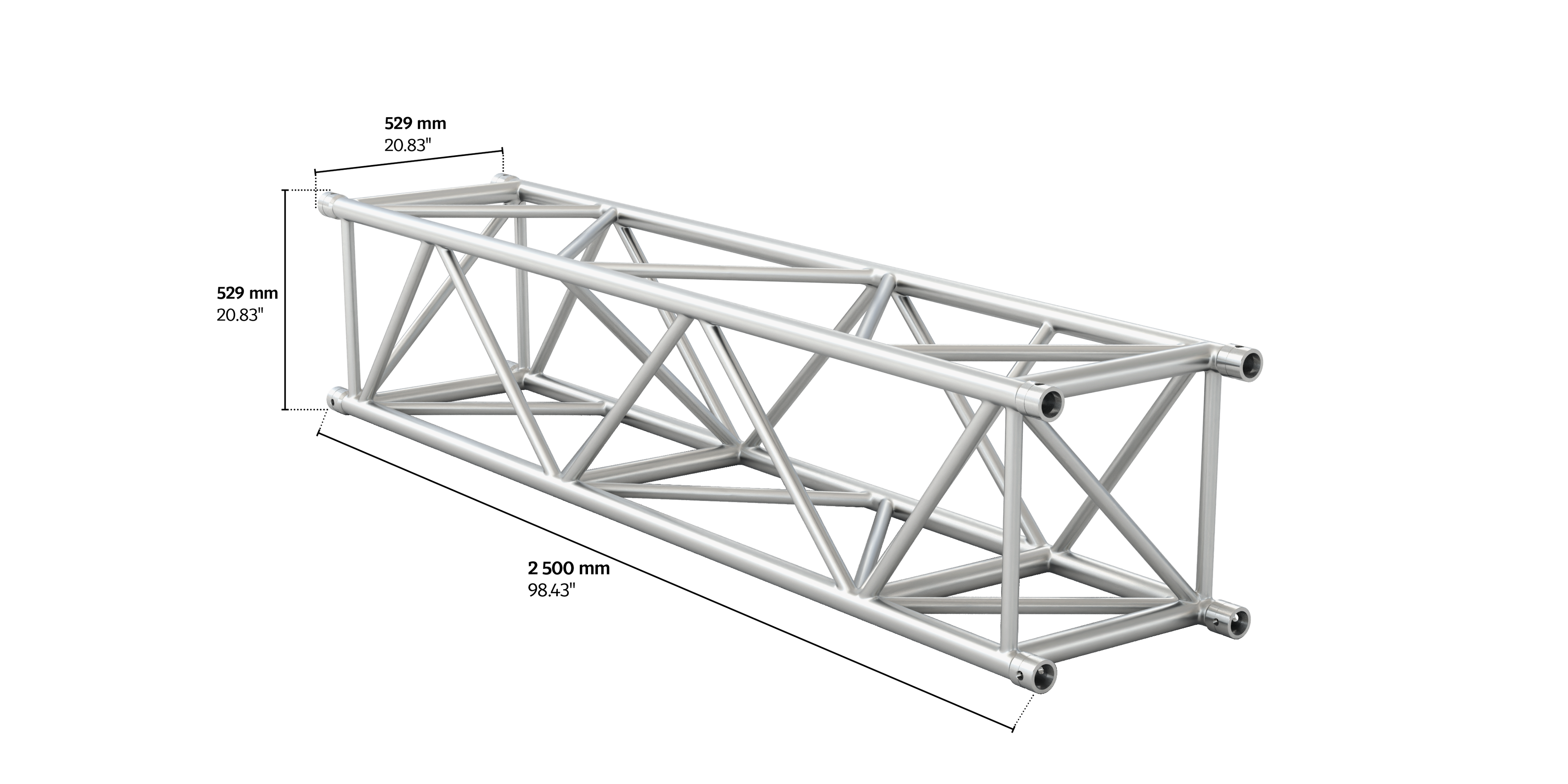 M520 quatro 2,5m length truss