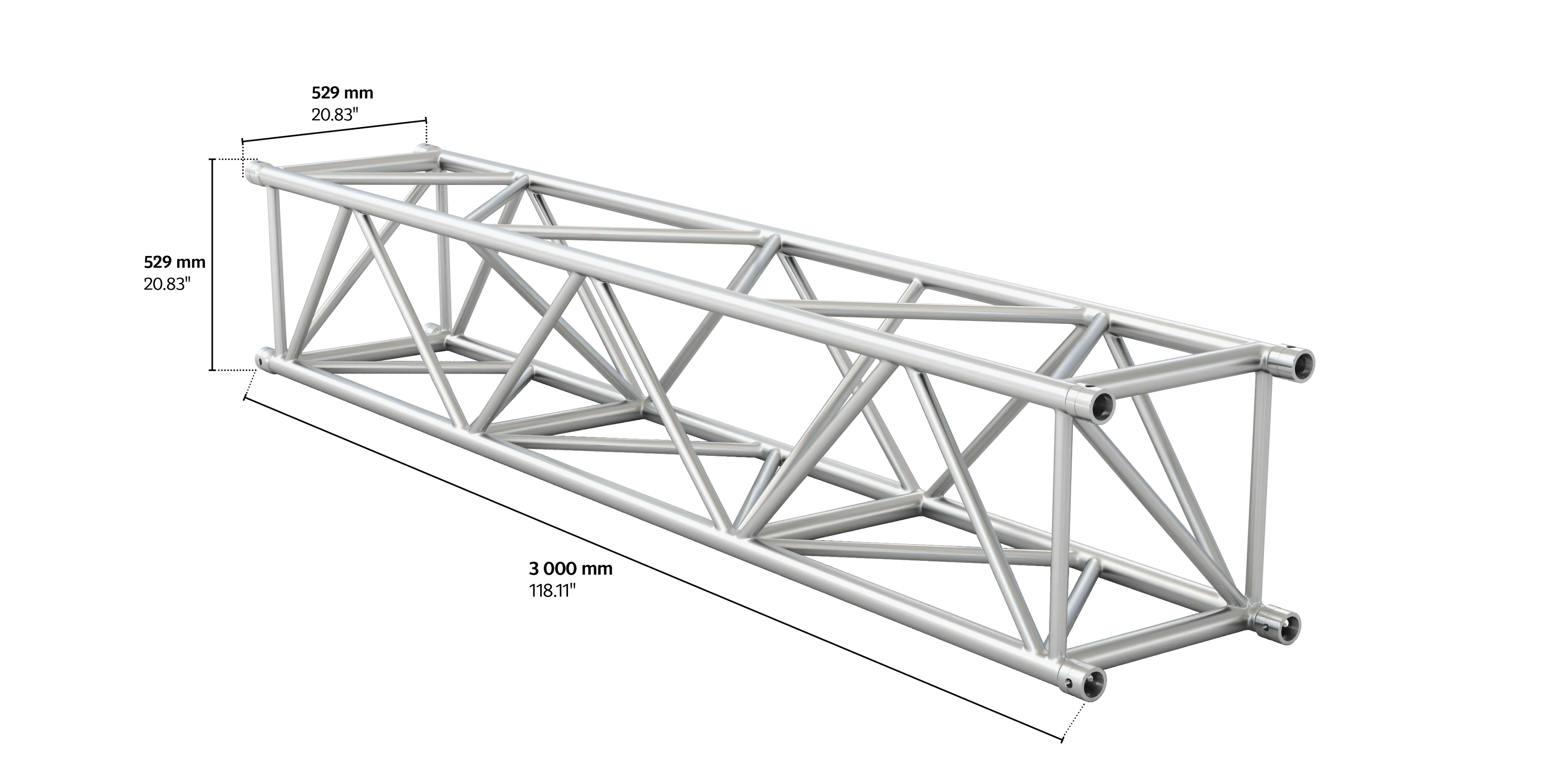 M520 quatro 3m length truss