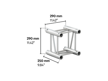 M290U quatro 0,25m length truss