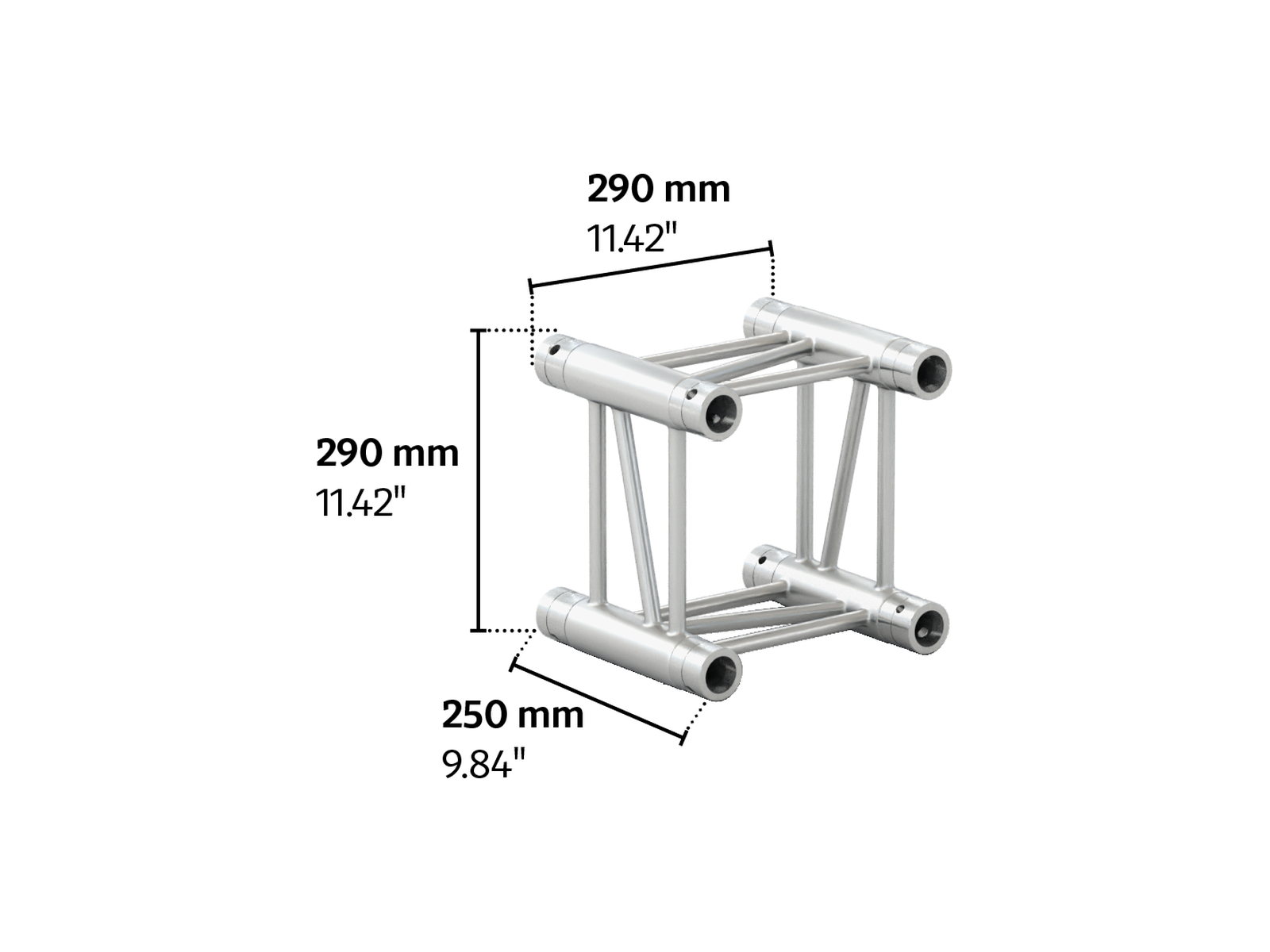 M290U quatro 0,25m length truss