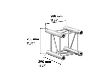 M290V quatro 0,29m length truss HD