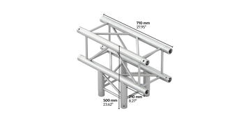 M290B quatro 3way t-piece truss corner