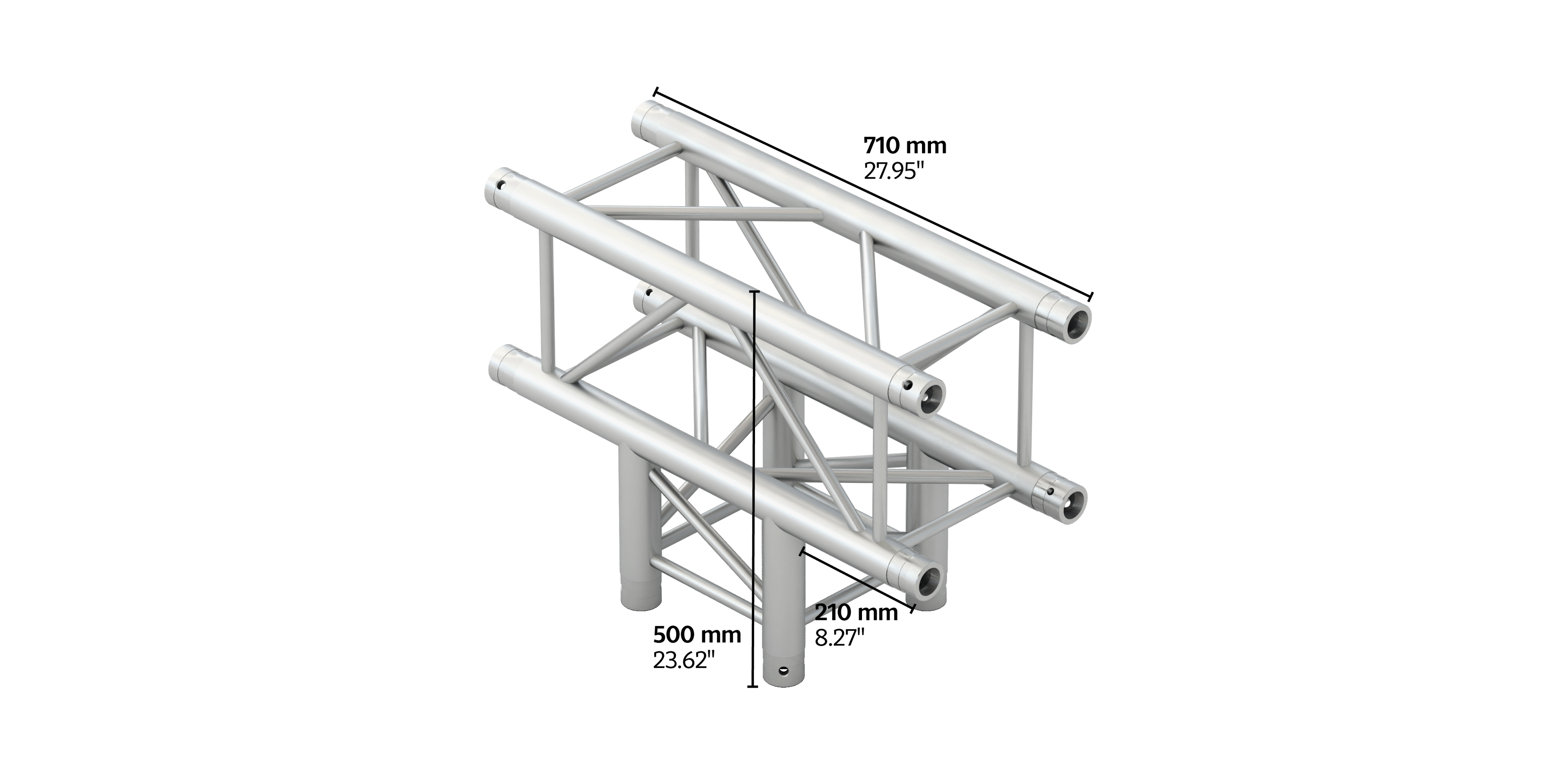 M290U quatro 3way truss tee piece