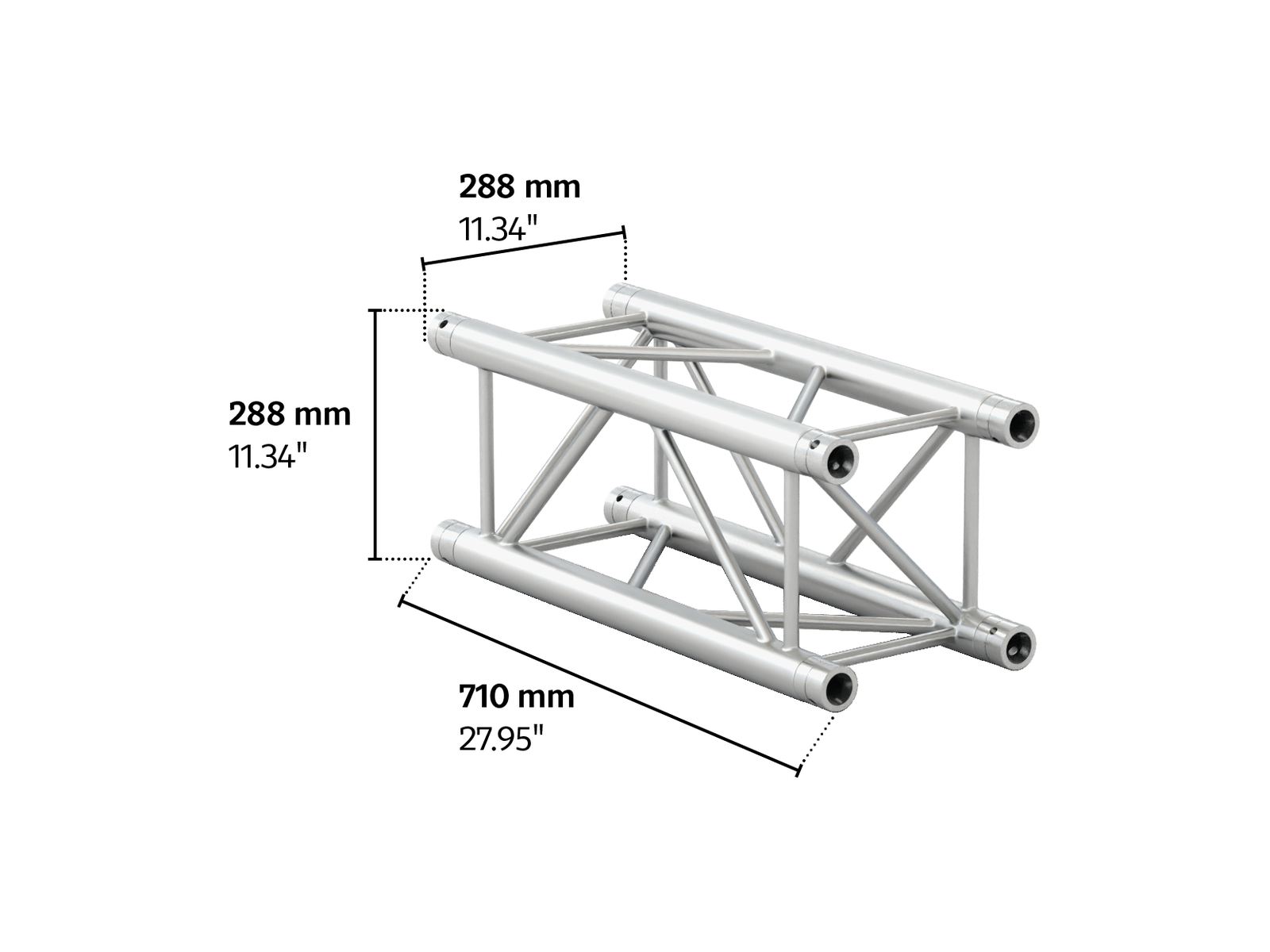 M290V quatro 0,71m length truss HD