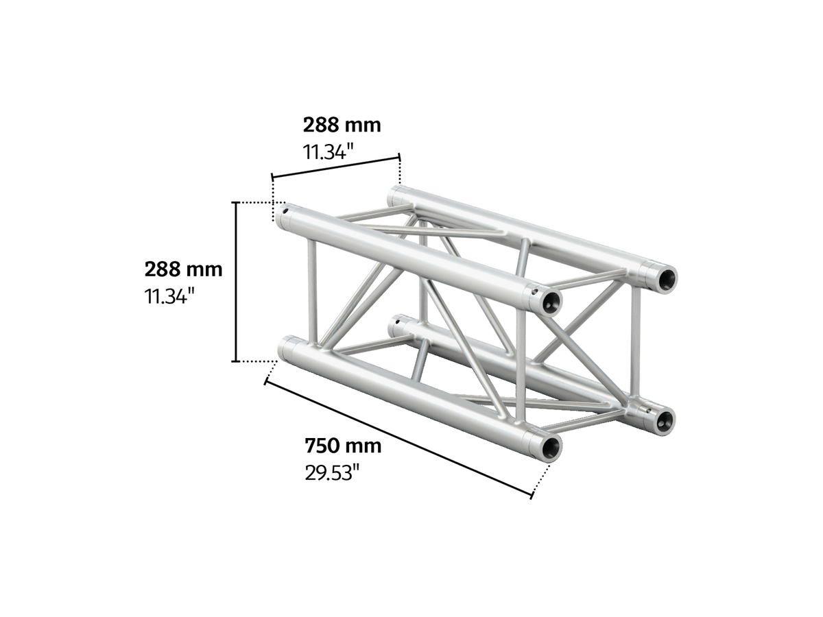 M290V quatro 0,75m length truss HD