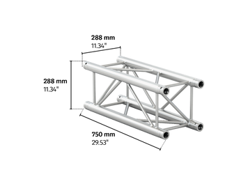 M290VF quatro 0,75m length truss HD