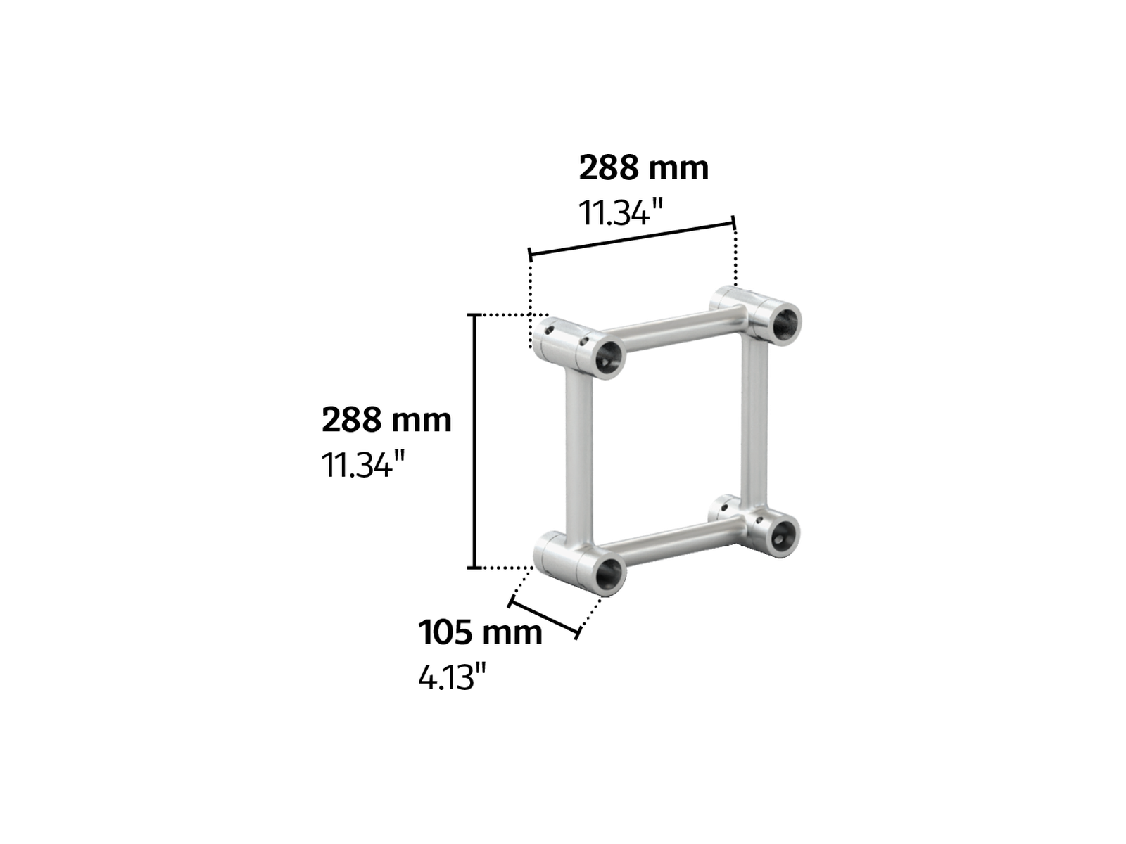 M290VU quatro 0,105m length truss HD