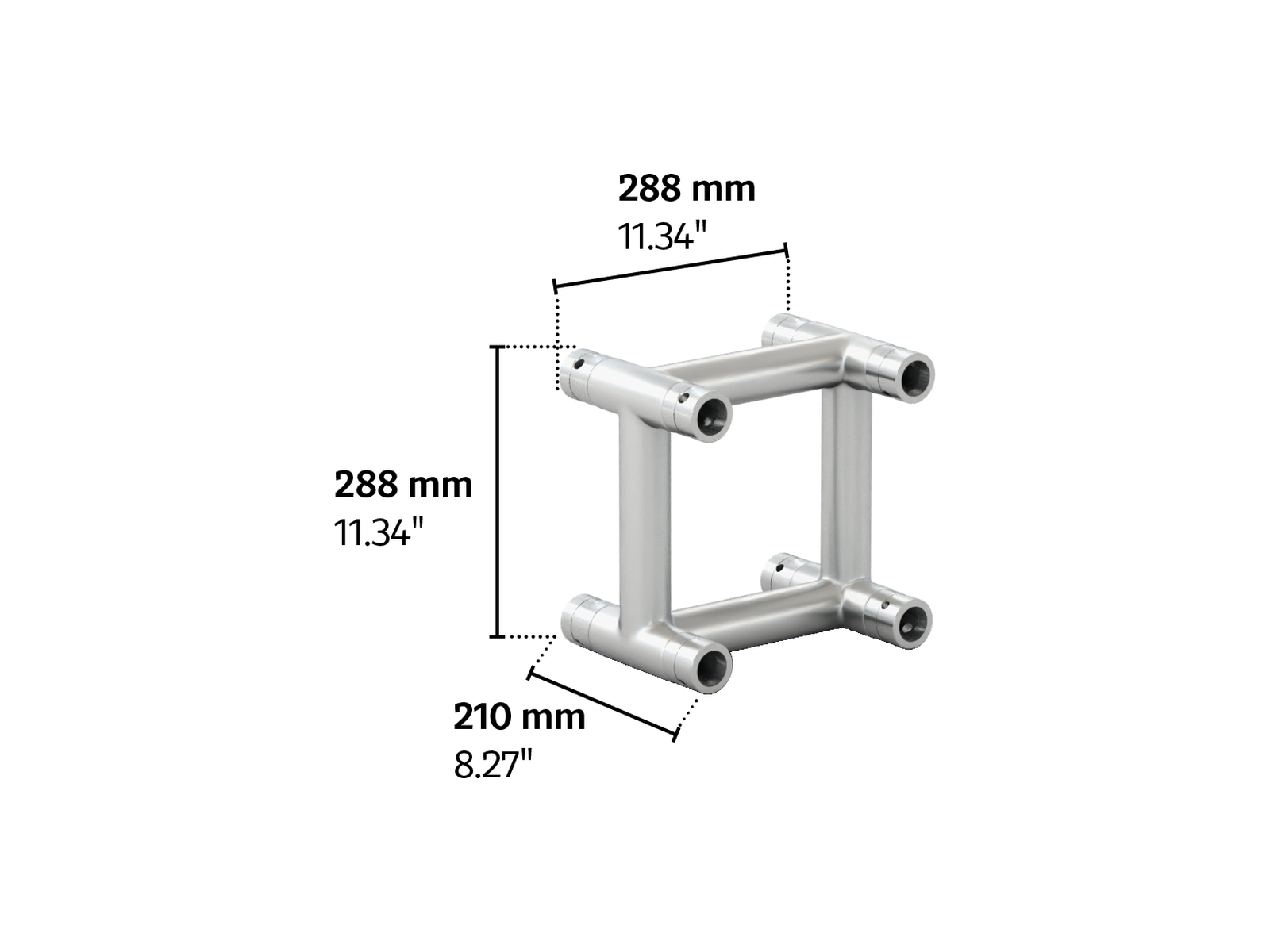 M290VU quatro 0,21m length truss HD