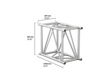 M760 rectangular 1m length truss