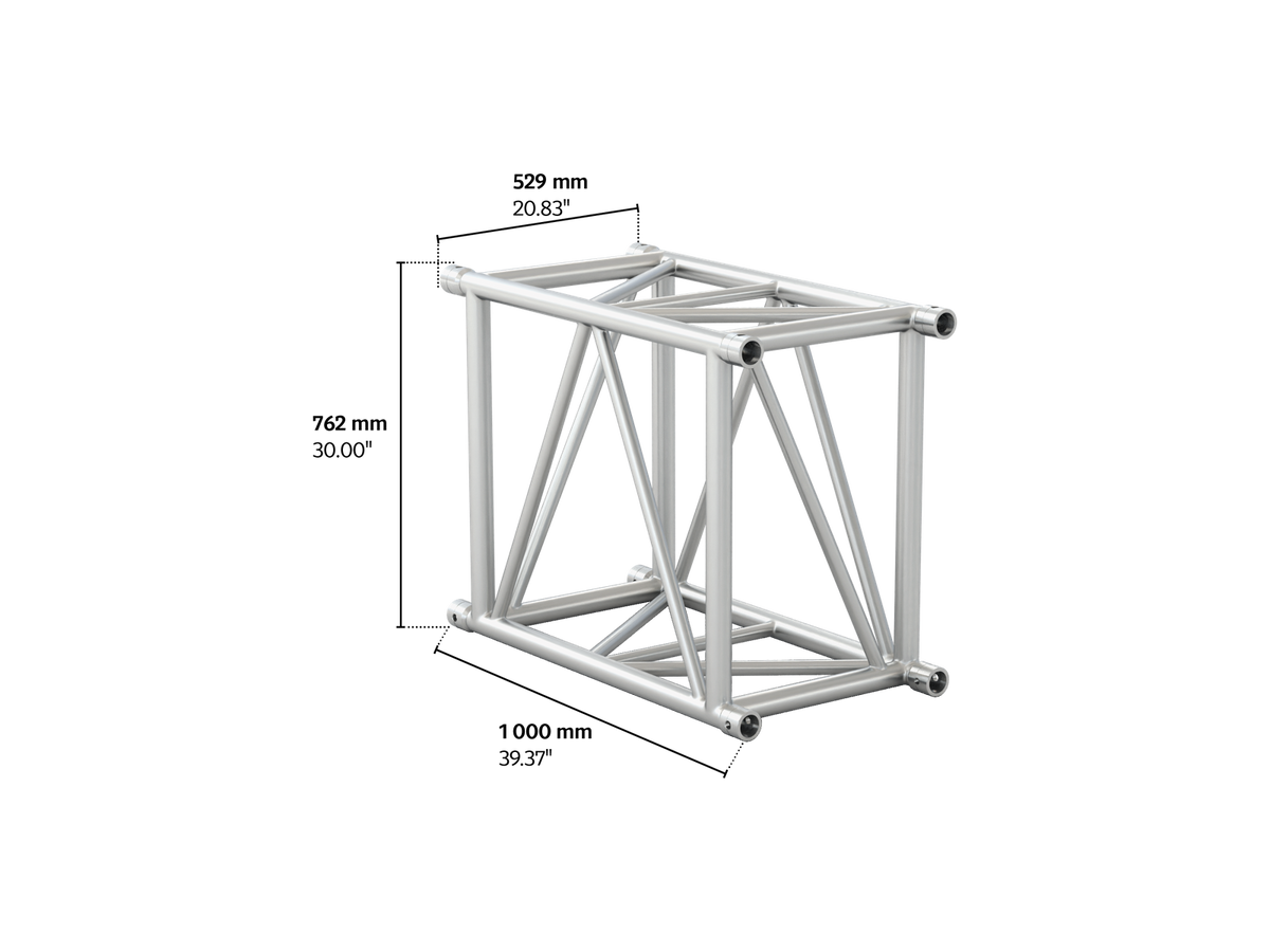 M760 rectangular 1m length truss