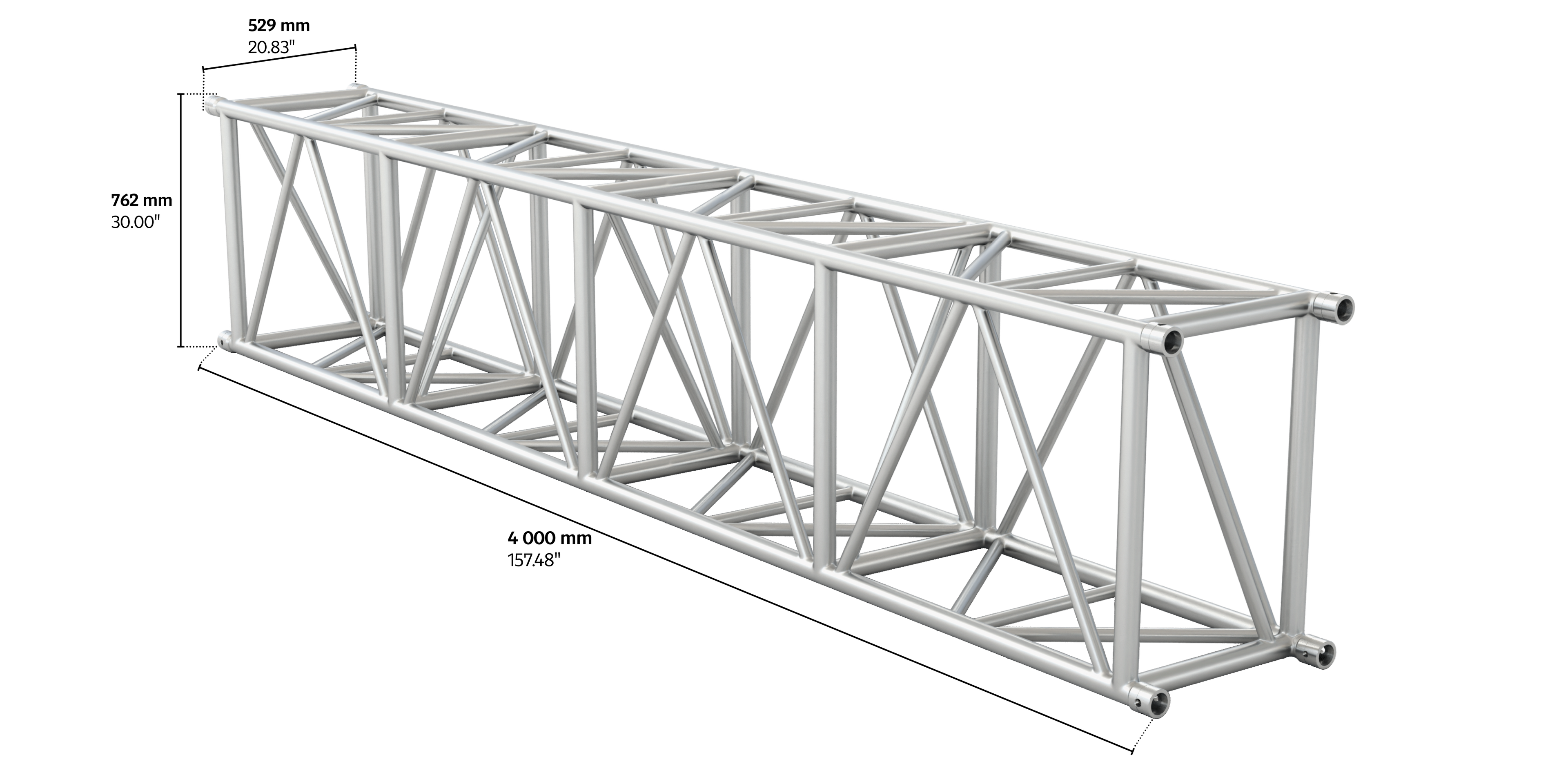 M760 rectangular 4m length truss