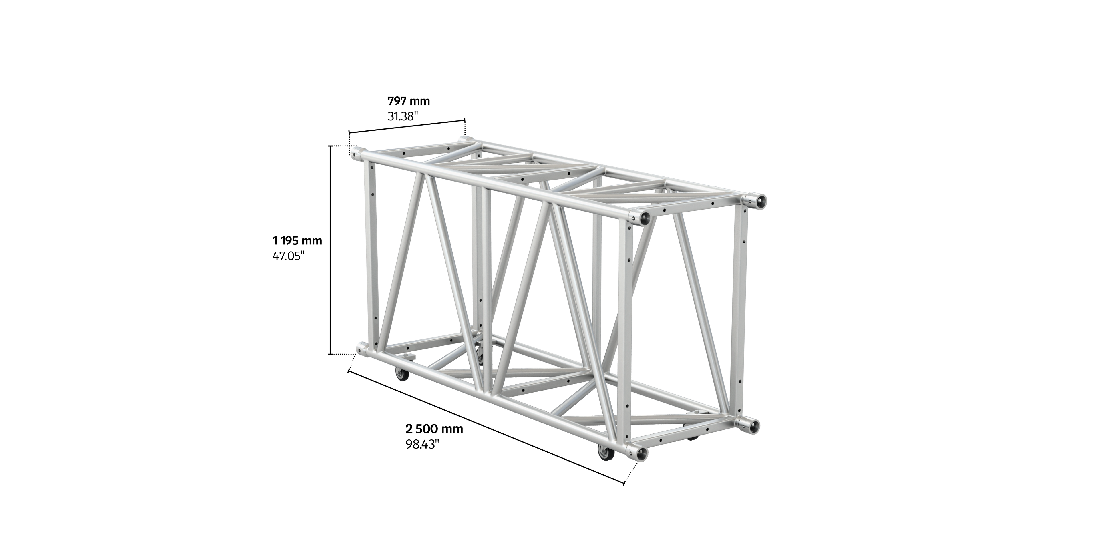 M1200 2,5m length truss