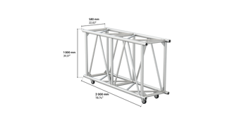 M950 rectangular 2m length truss