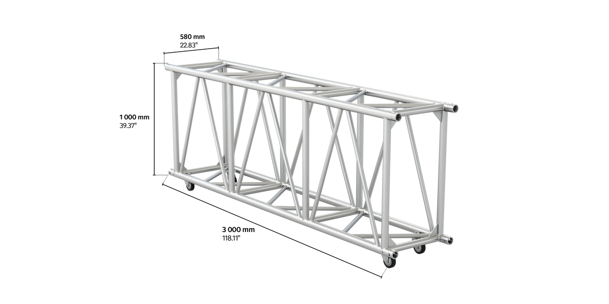M950 rectangular 3m length truss
