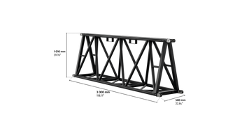 S-FTD 1010 Trio Steel Truss, 3m length