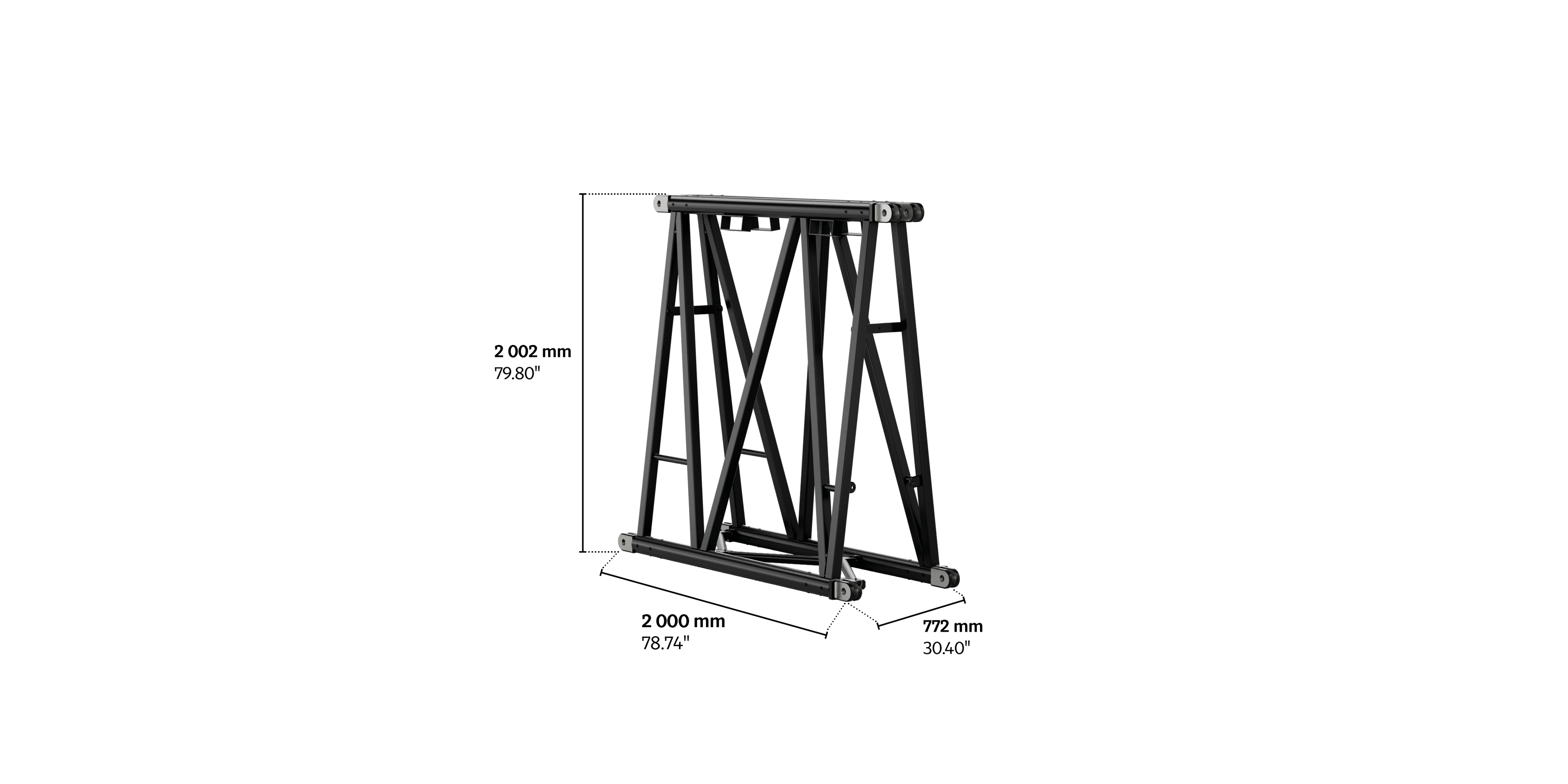 S-FTZ 2000 Folding Steel Truss, 2m length