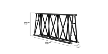 S-FTZ 2000 Folding Steel Truss, 5m length