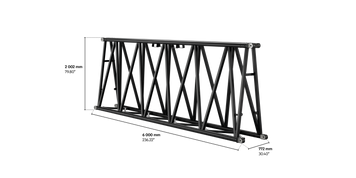 S-FTZ 2000 Folding Steel Truss, 6m length