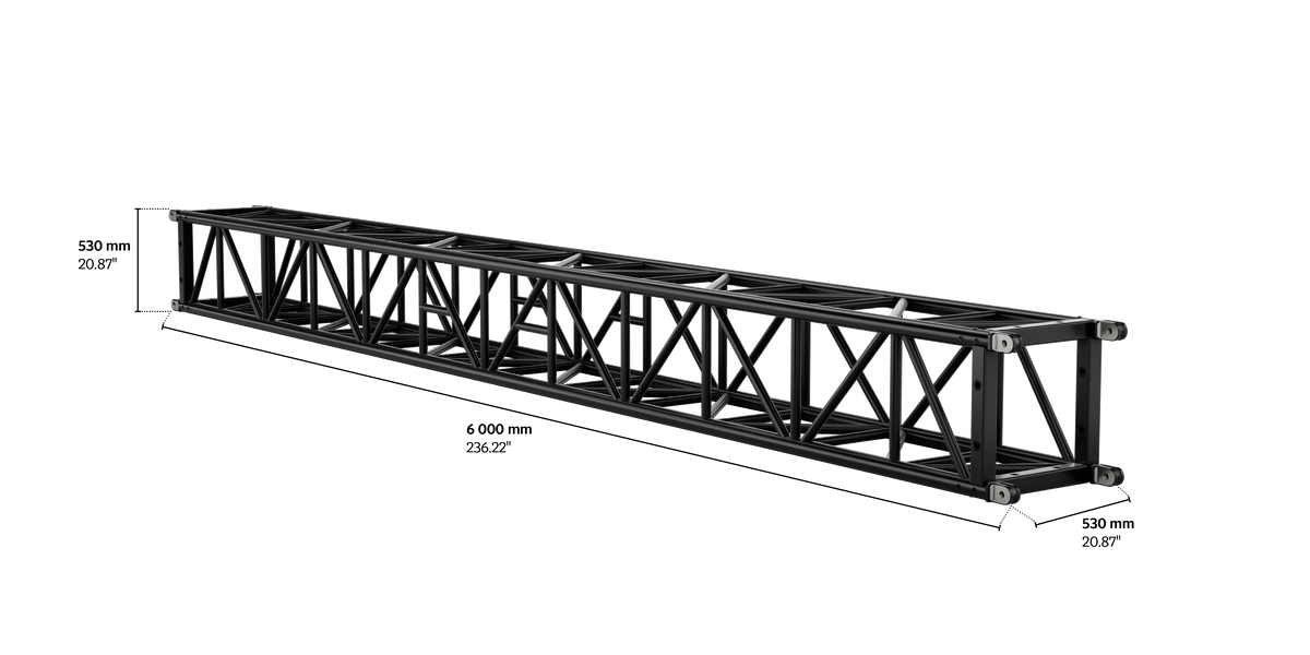 S-QTPT 530 Tower Steel Truss, 6m length