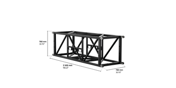 S-QTQT 780 Tower Steel Truss, 2,5m length