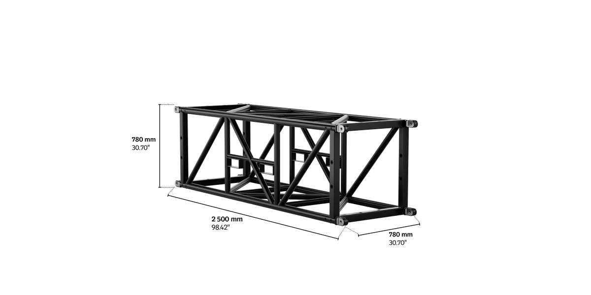 S-QTQT 780 Tower Steel Truss, 2,5m length