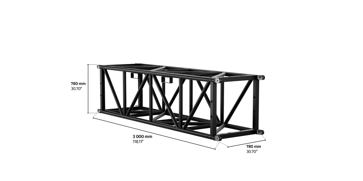 S-QTQT 780 Tower Steel Truss, 3m length