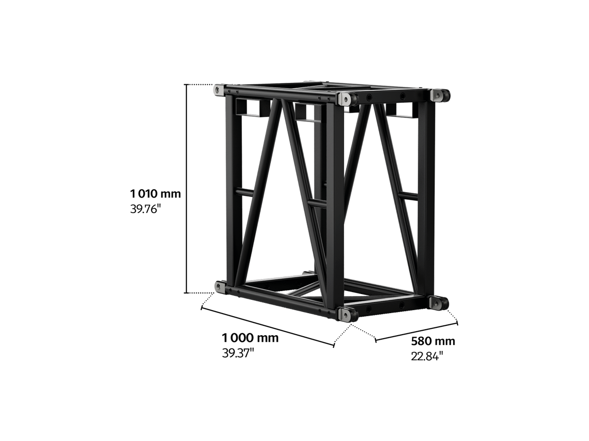 S-RTD 1010 Rectangular Steel Truss, 1m length