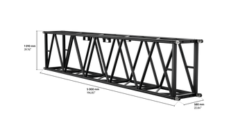 S-RTD 1010 Rectangular Steel Truss, 5m length