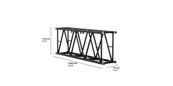 S-RTW 1450 Rectangular Steel Truss, 4m length