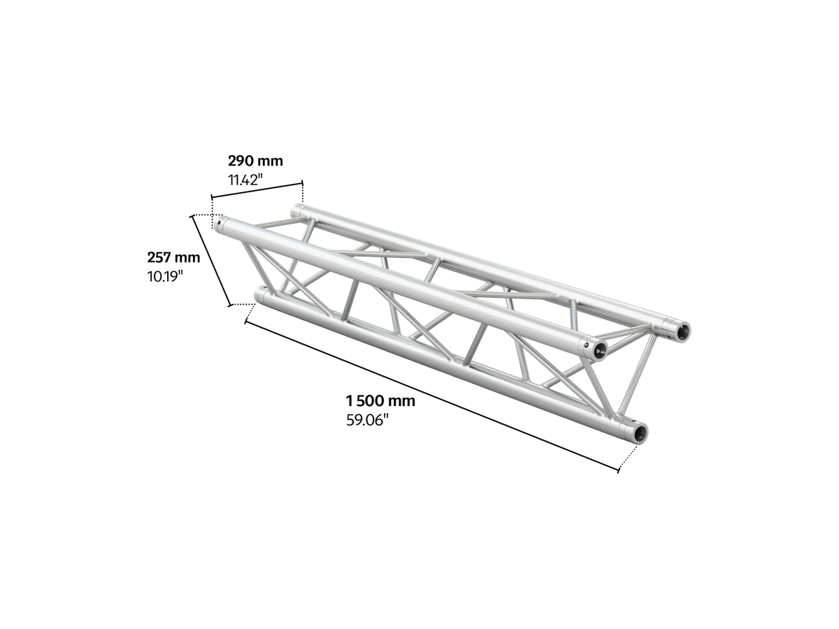 M290B trio 1,5m length truss