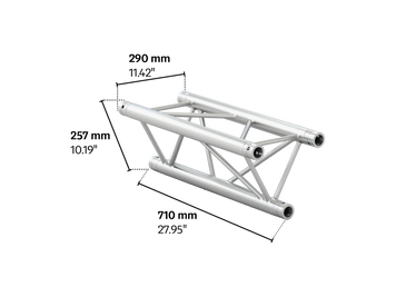M290B trio 0,71m length truss