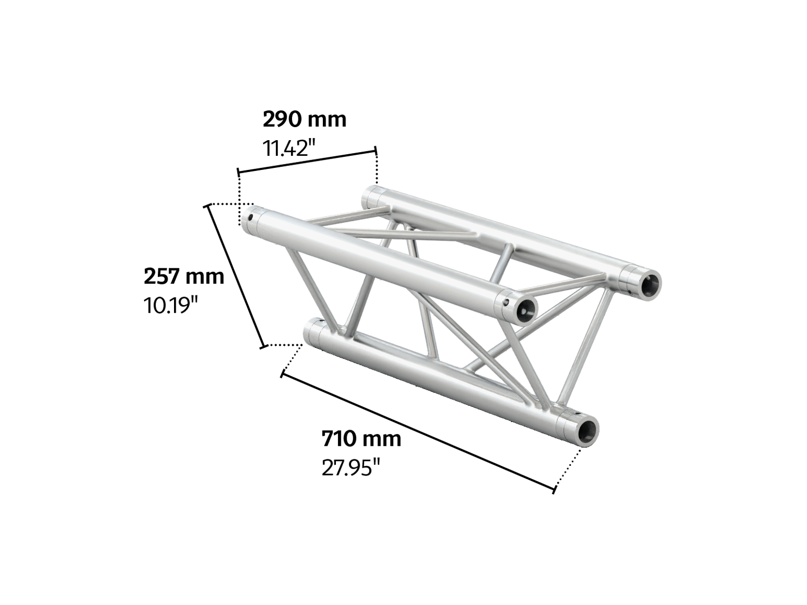M290B trio 0,71m length truss