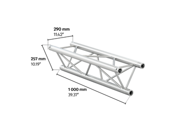 M290F trio 1m length truss