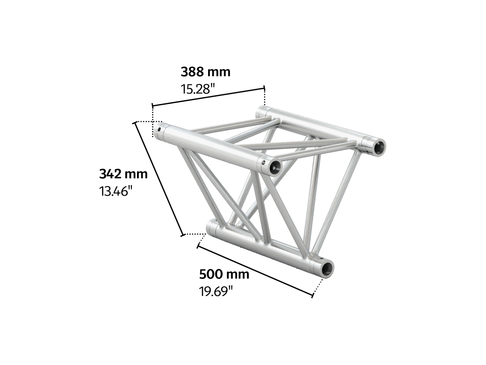M390L trio 0,5m length truss HD